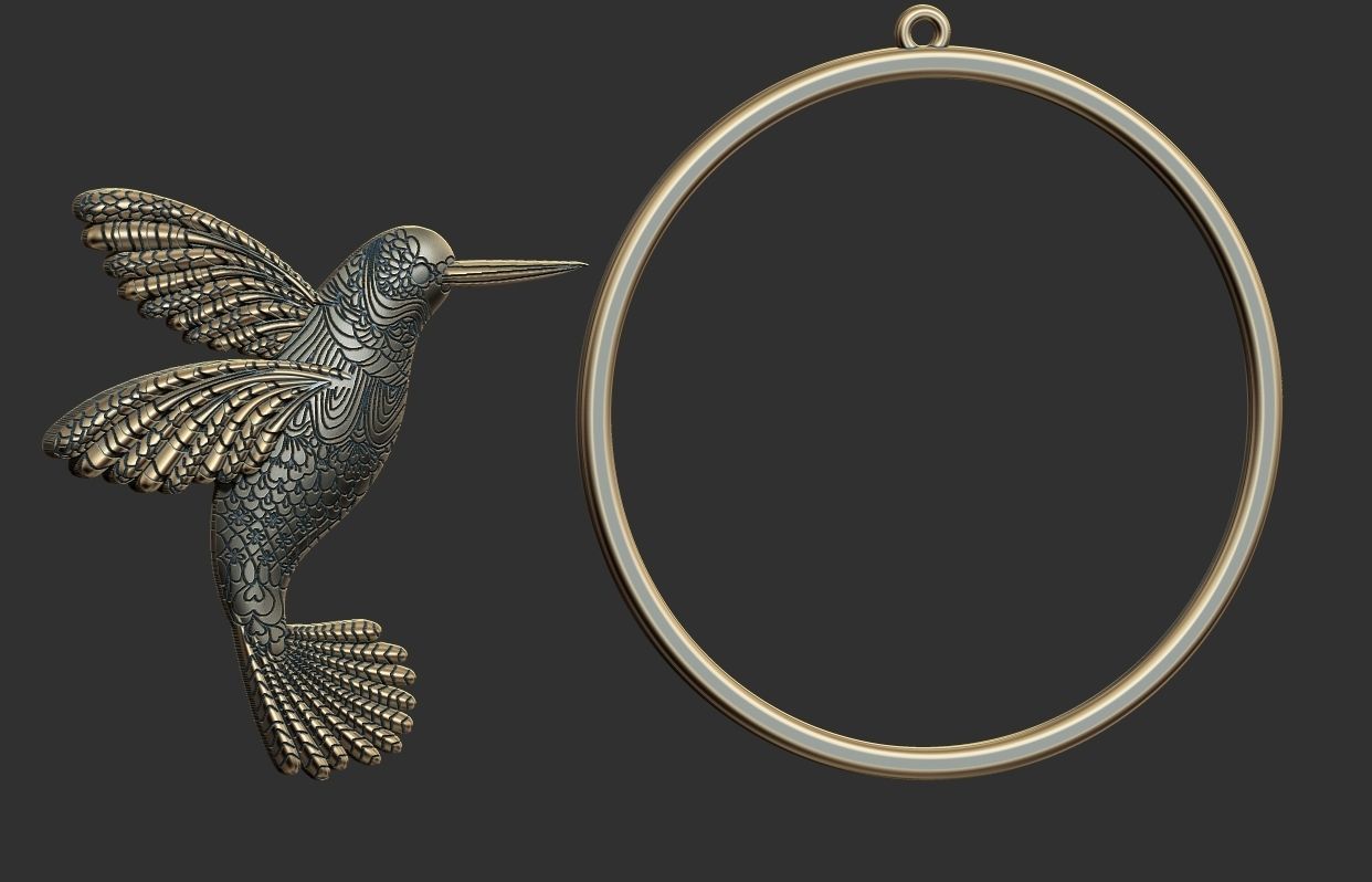 Colibri - Hummingbird - Beija flor 3D print model_4