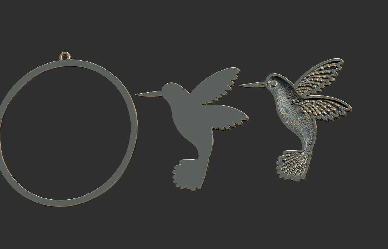 Colibri - Hummingbird - Beija flor 3D print model_7