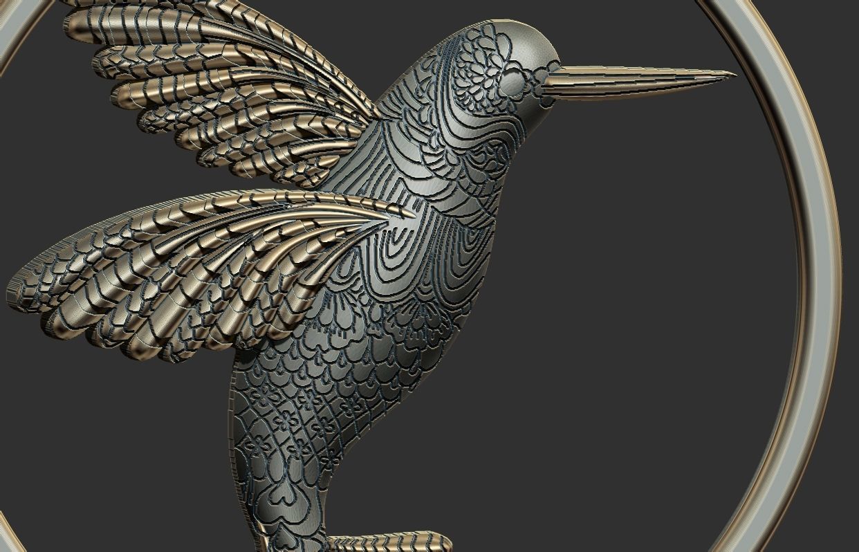 Colibri - Hummingbird - Beija flor 3D print model_2
