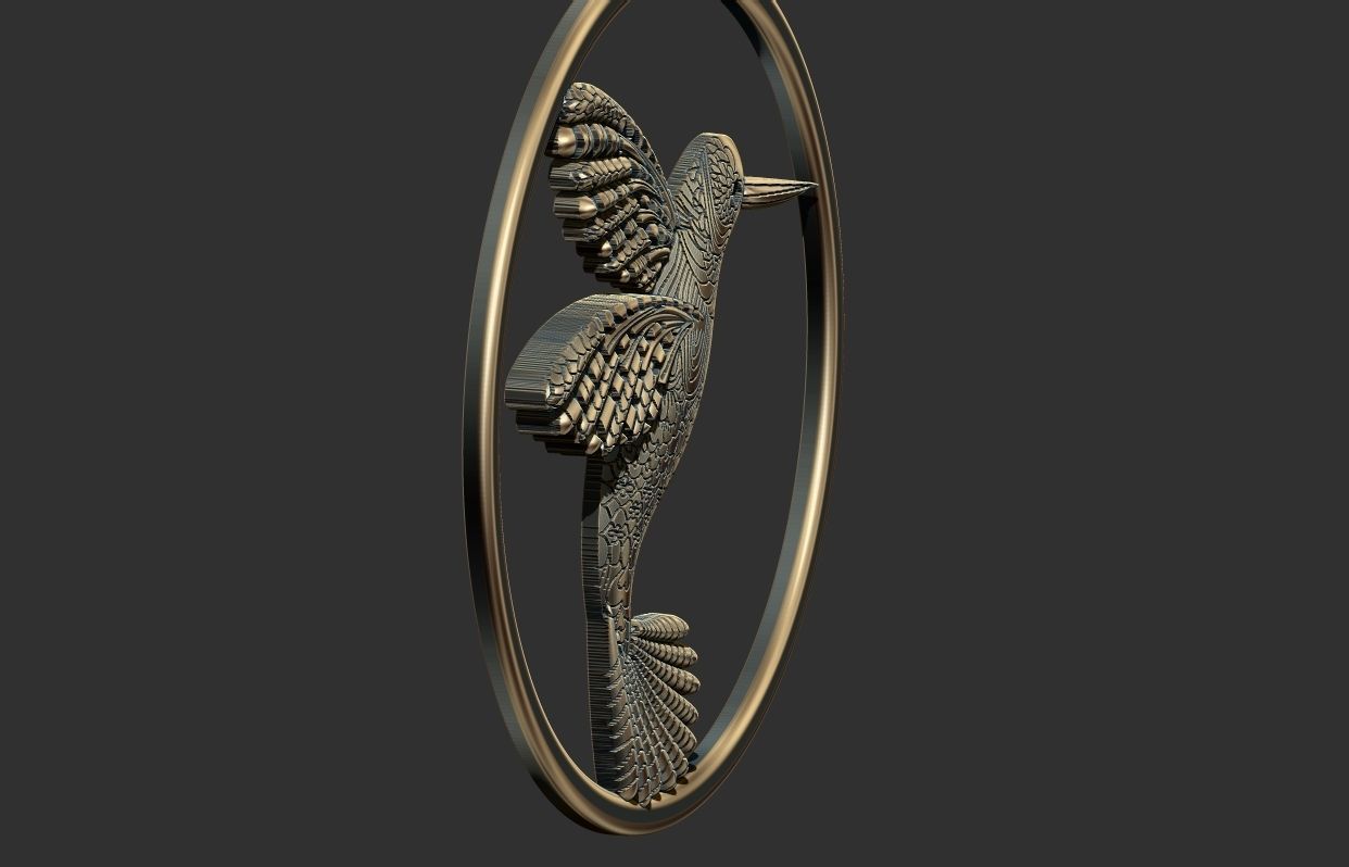 Colibri - Hummingbird - Beija flor 3D print model_3