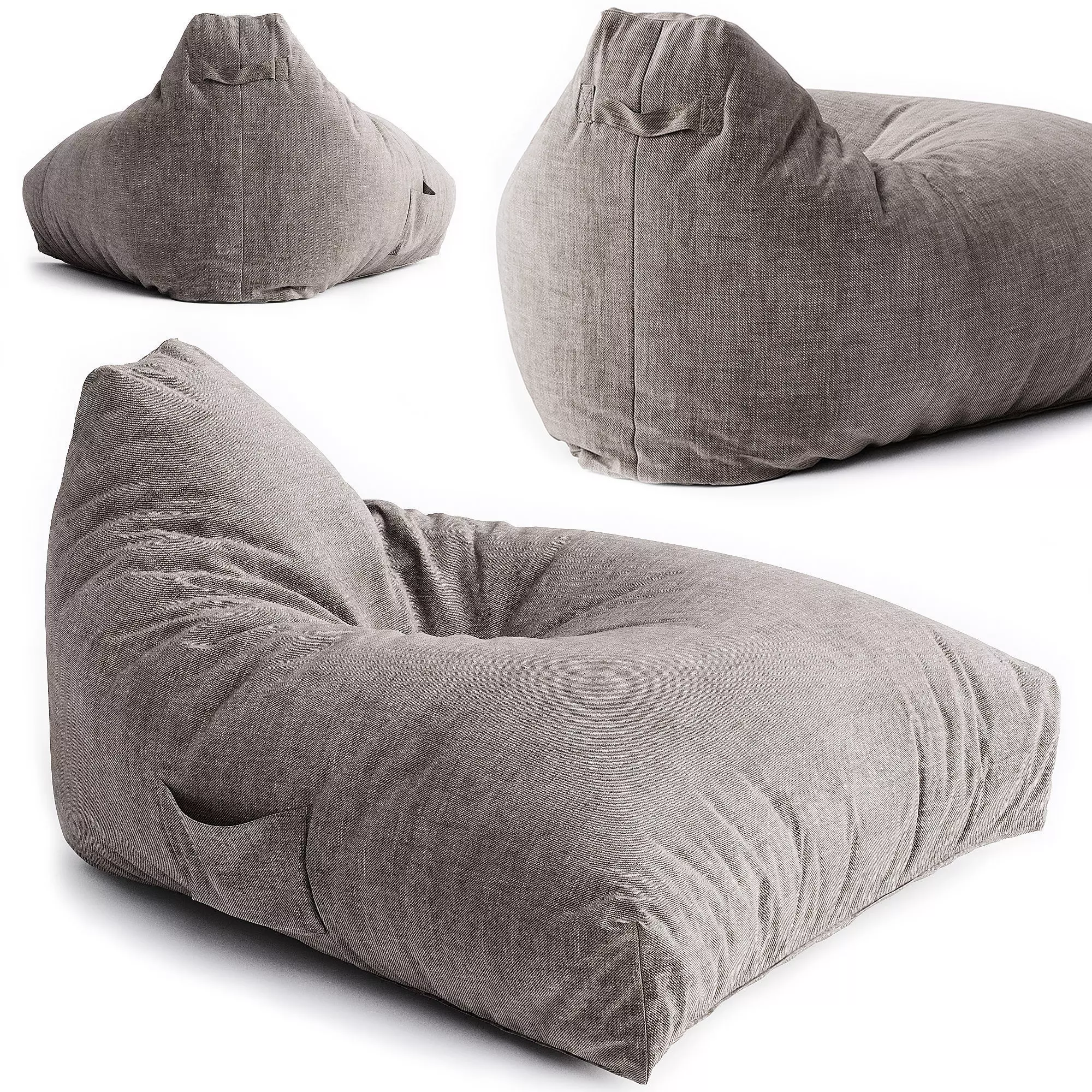POUF DE ALGODAO Low-poly 3D model