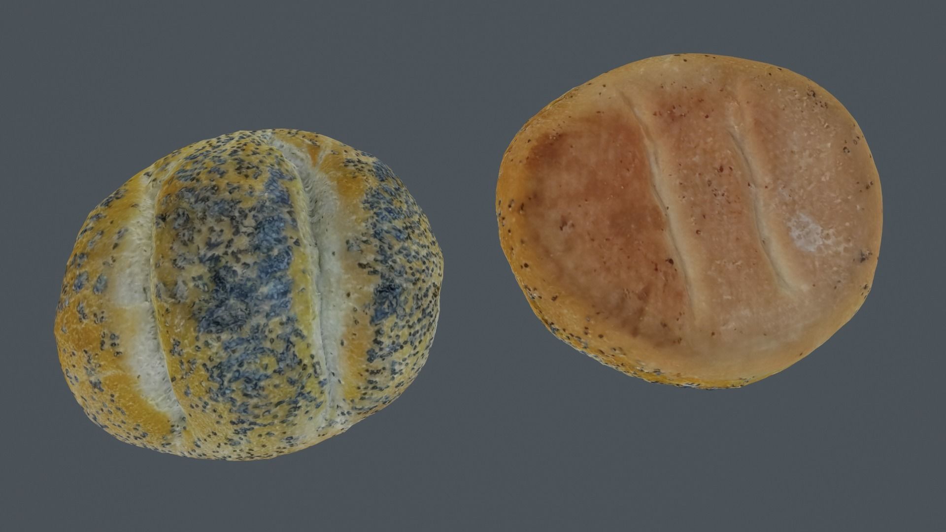 Poppy Seed Roll 3D model_6