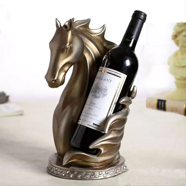 Wine holding horse 3D print model