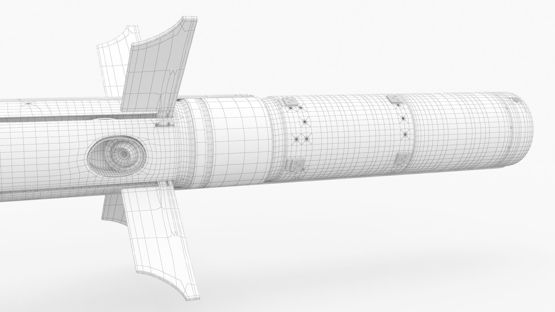 BGM 71F TOW Missile 3D model_13