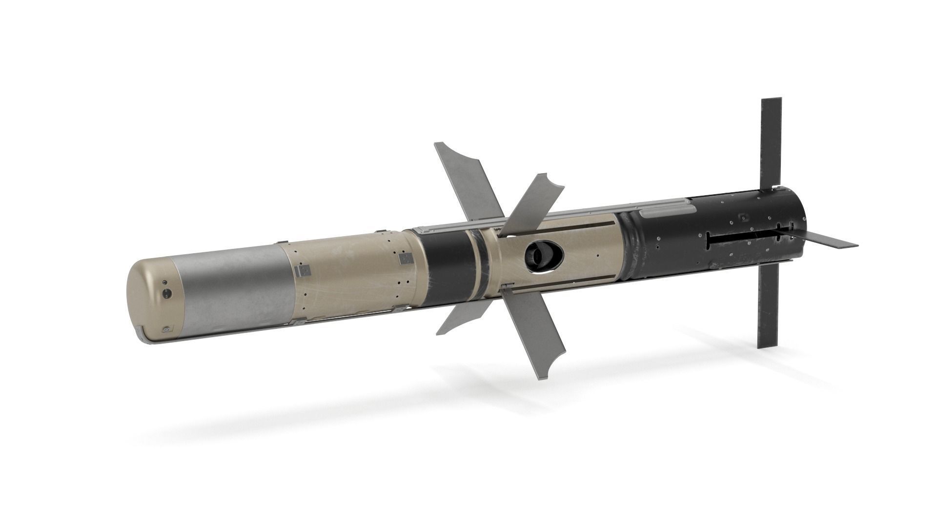 BGM 71F TOW Missile 3D model_10
