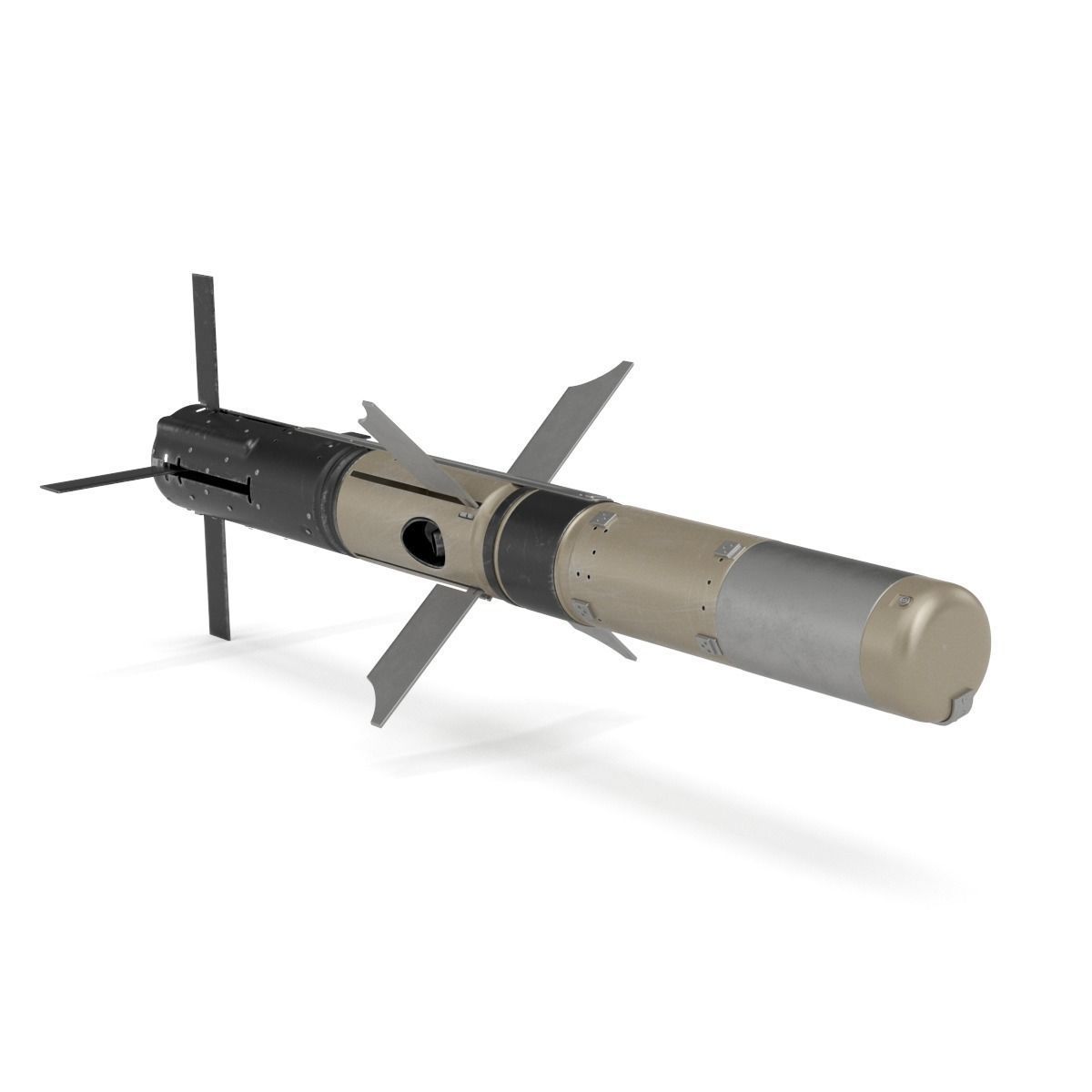 BGM 71F TOW Missile 3D model_36
