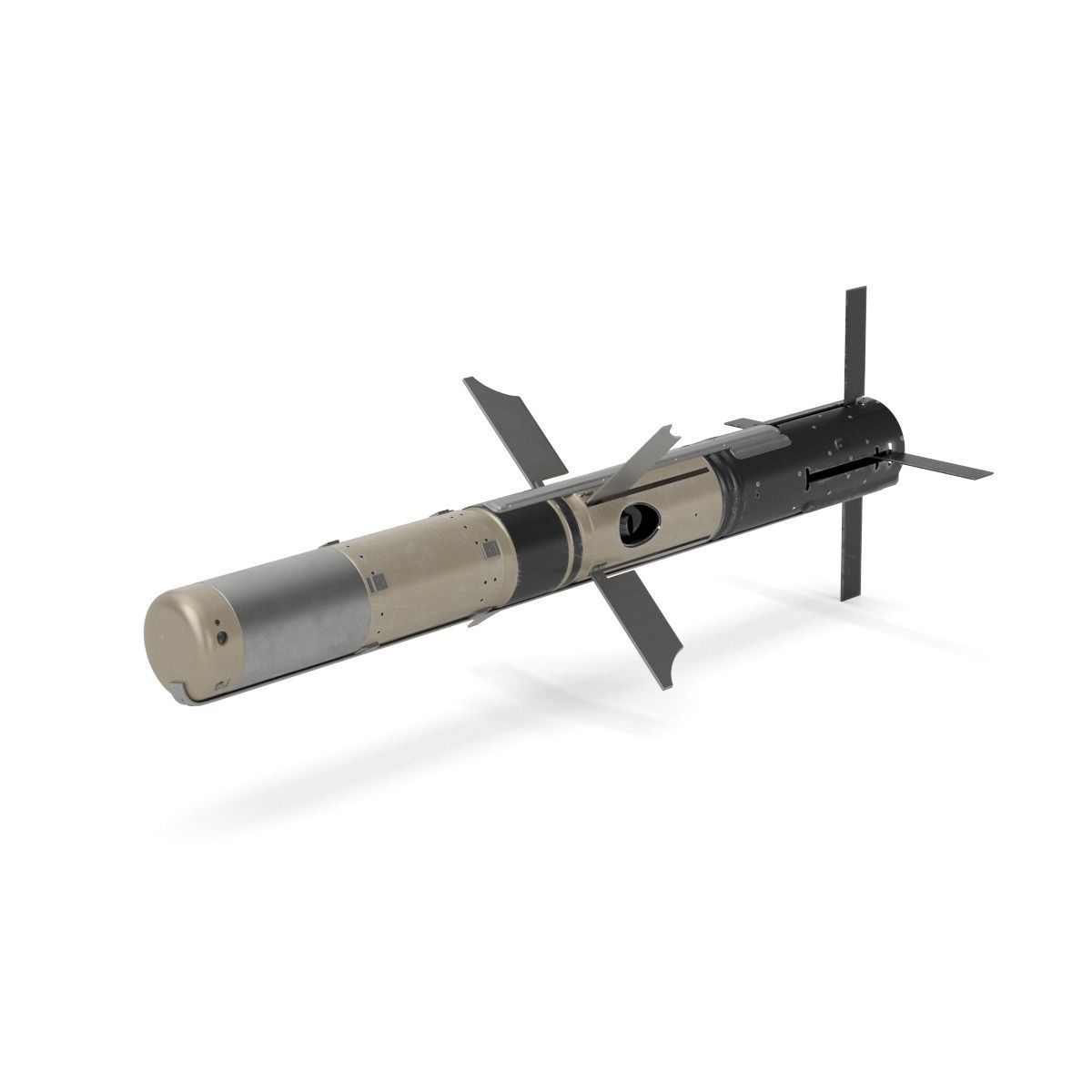 BGM 71F TOW Missile 3D model_34
