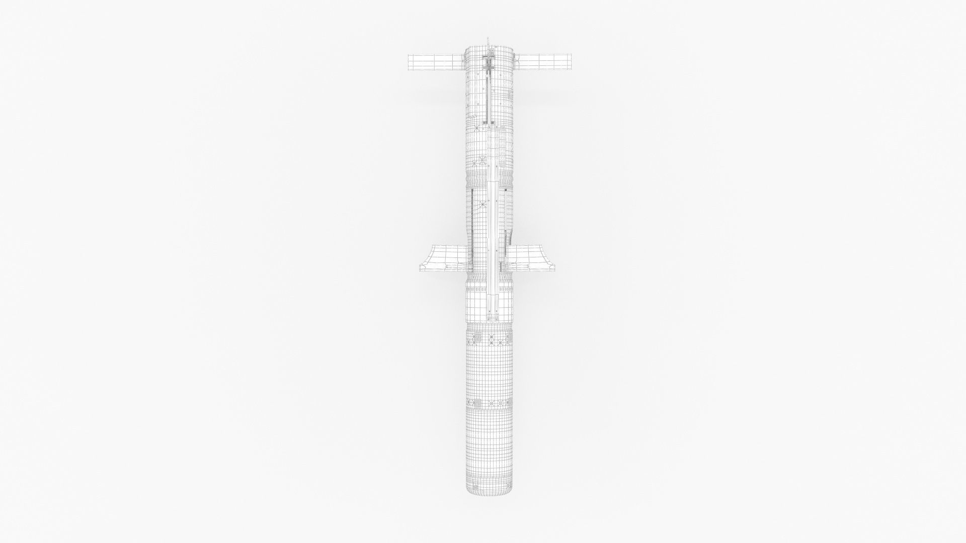 BGM 71F TOW Missile 3D model_15