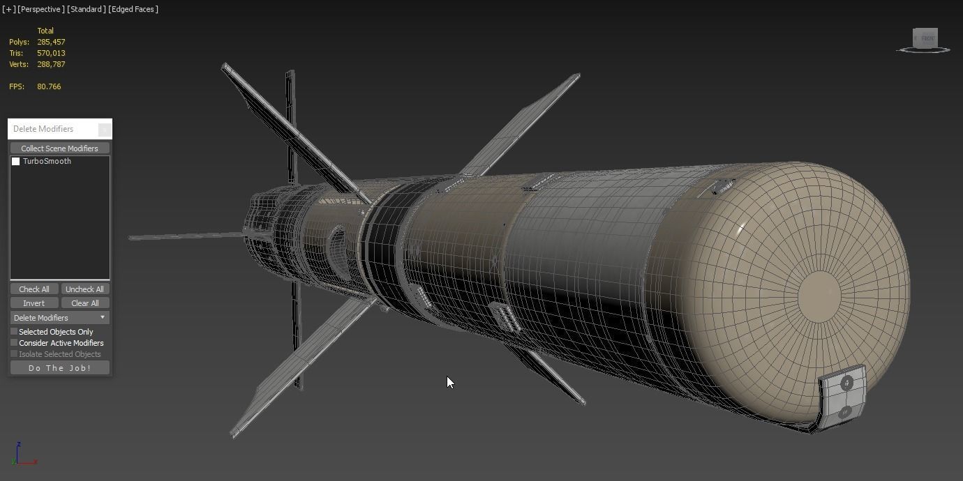 BGM 71F TOW Missile 3D model_6
