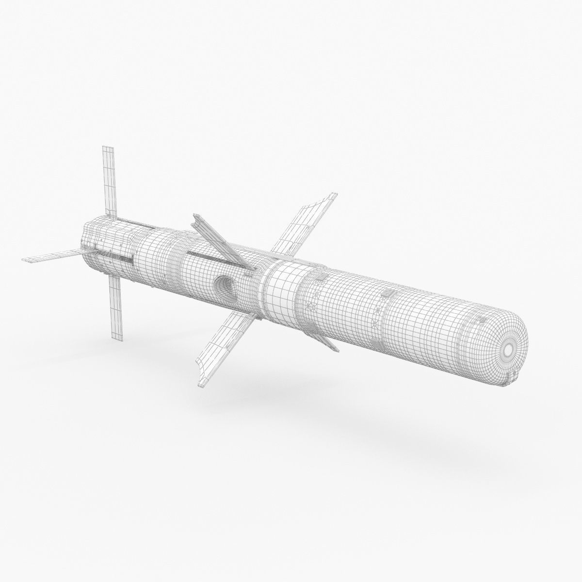 BGM 71F TOW Missile 3D model_37