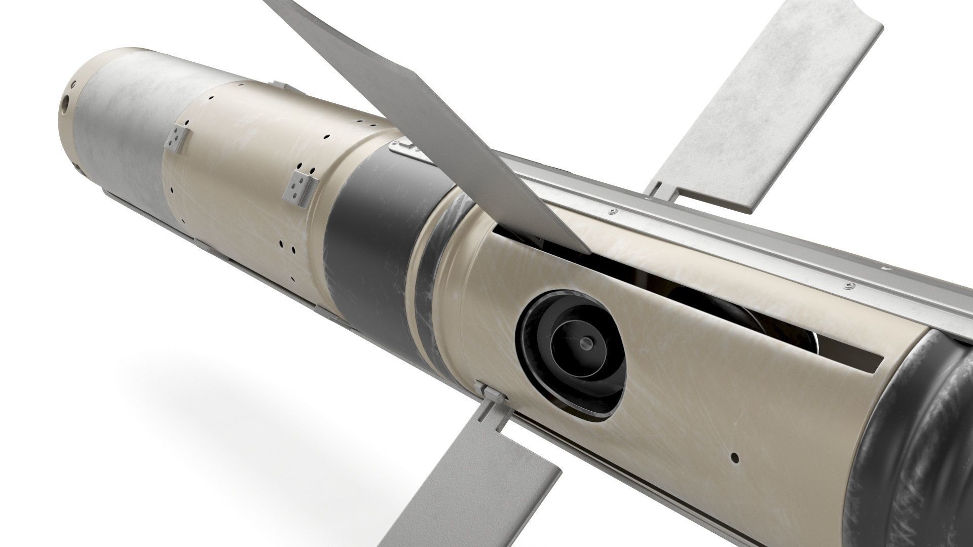 BGM 71F TOW Missile 3D model_2