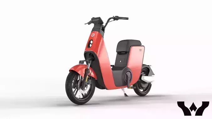 Scooter Yadea v7 3d model