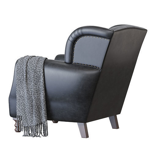Cinema Armchair 3D model 4