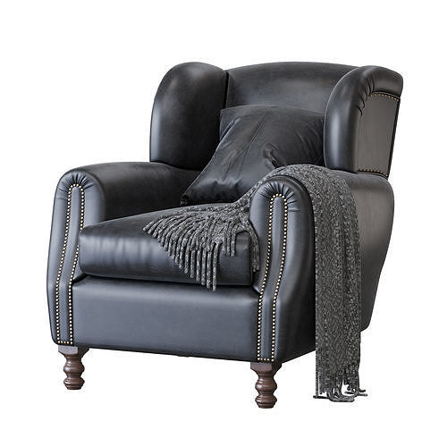 Cinema Armchair 3D model 2