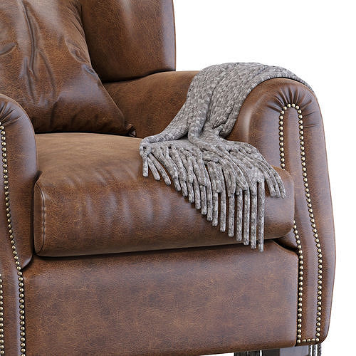 Cinema Armchair 3D model 7