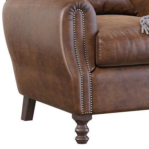 Cinema Armchair 3D model 6