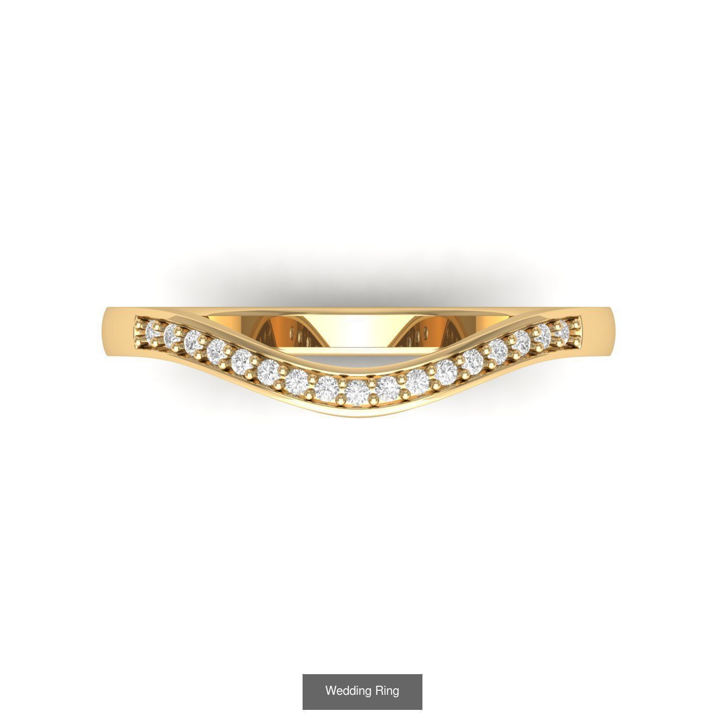 Wedding Engagement Solitaire Artdeco Collaction 3D Model Collection_41