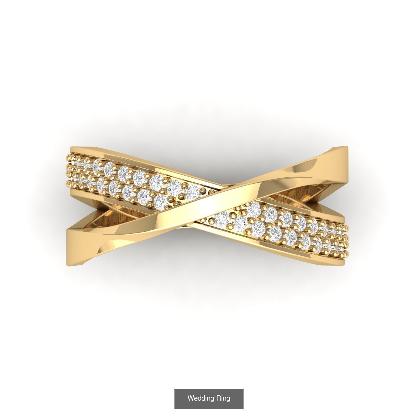 Wedding Engagement Solitaire Artdeco Collaction 3D Model Collection_44