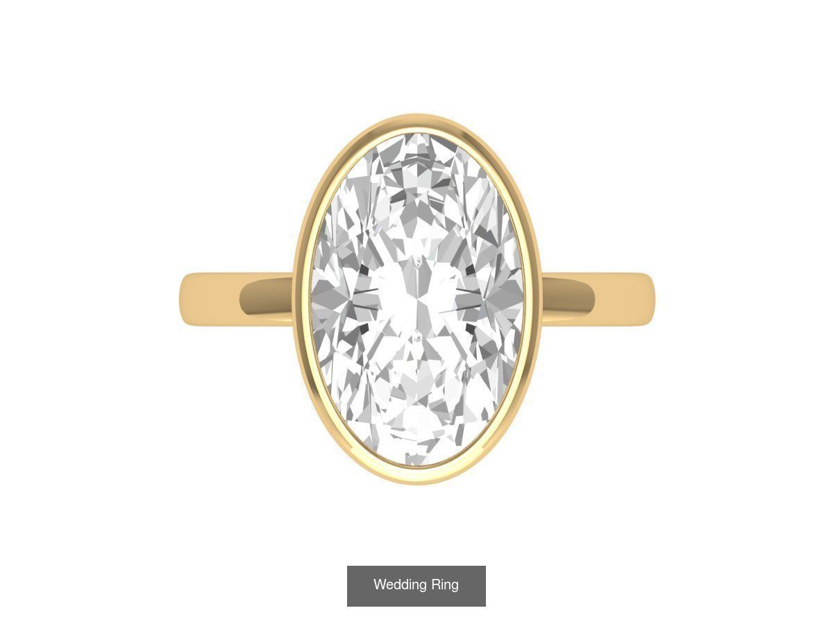 Wedding Engagement Solitaire Artdeco Collaction 3D Model Collection_123