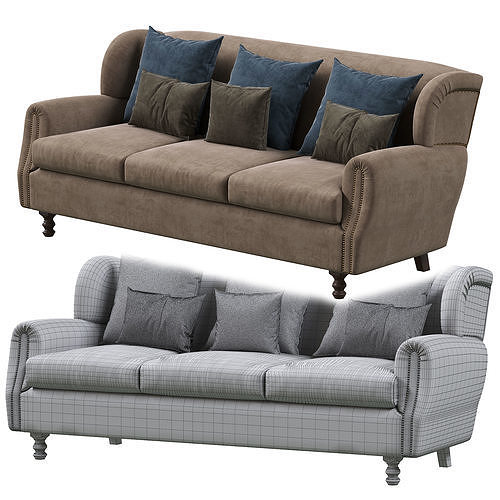 Cinema Sofa 3D model 3