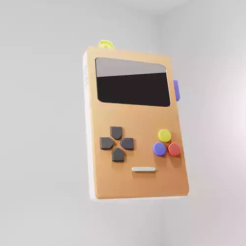 High-Quality Game Boy 3D Model 