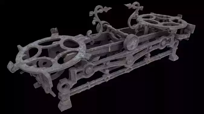 Antique cast iron scale