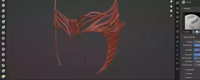 Scarlet witch Tiara 3d printable 