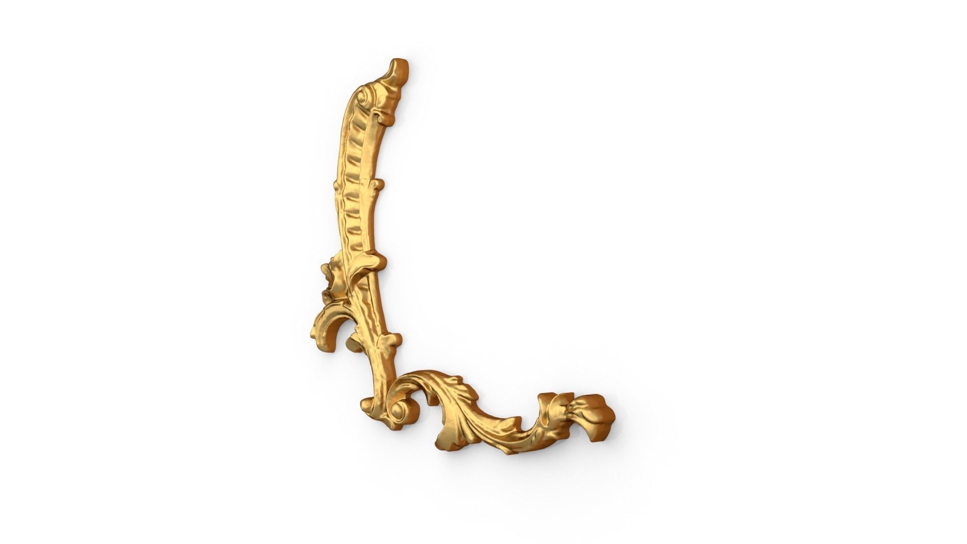 Classic decor ornament 333 3D model_2