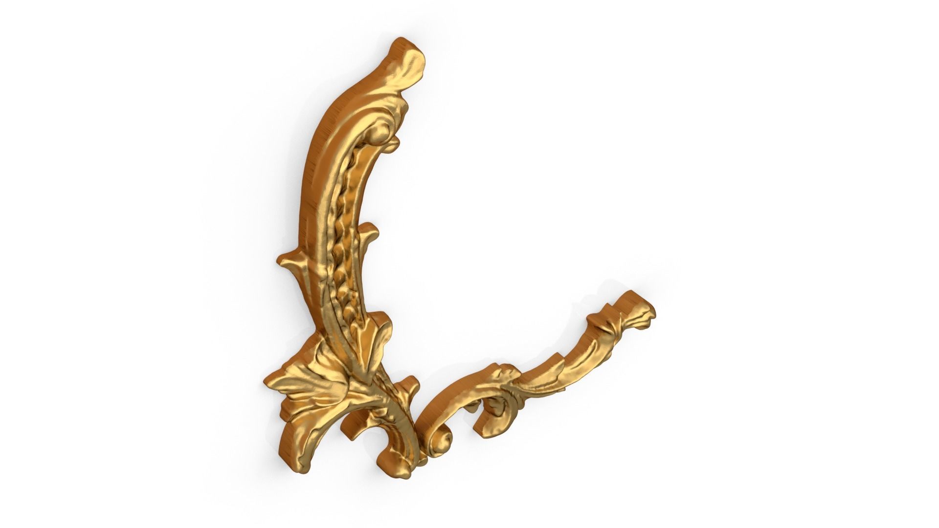 Classic decor ornament 333 3D model_5