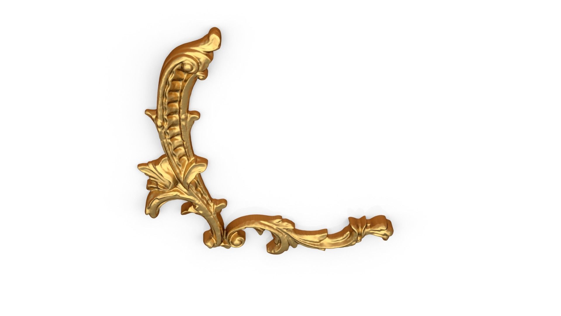 Classic decor ornament 333 3D model_4