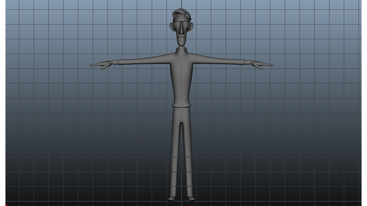 Stylized Character Model Low-poly 3D model_2