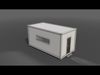 PBR Container House CB 20ft V2 Low-poly 3D model_1