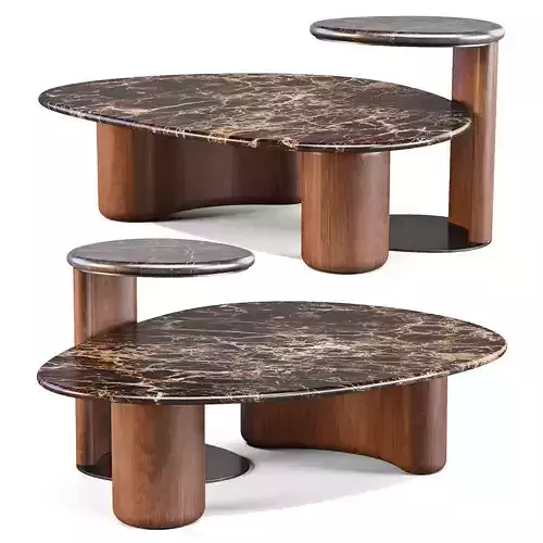Nature Design Lake and Drop - Coffee and Side Table