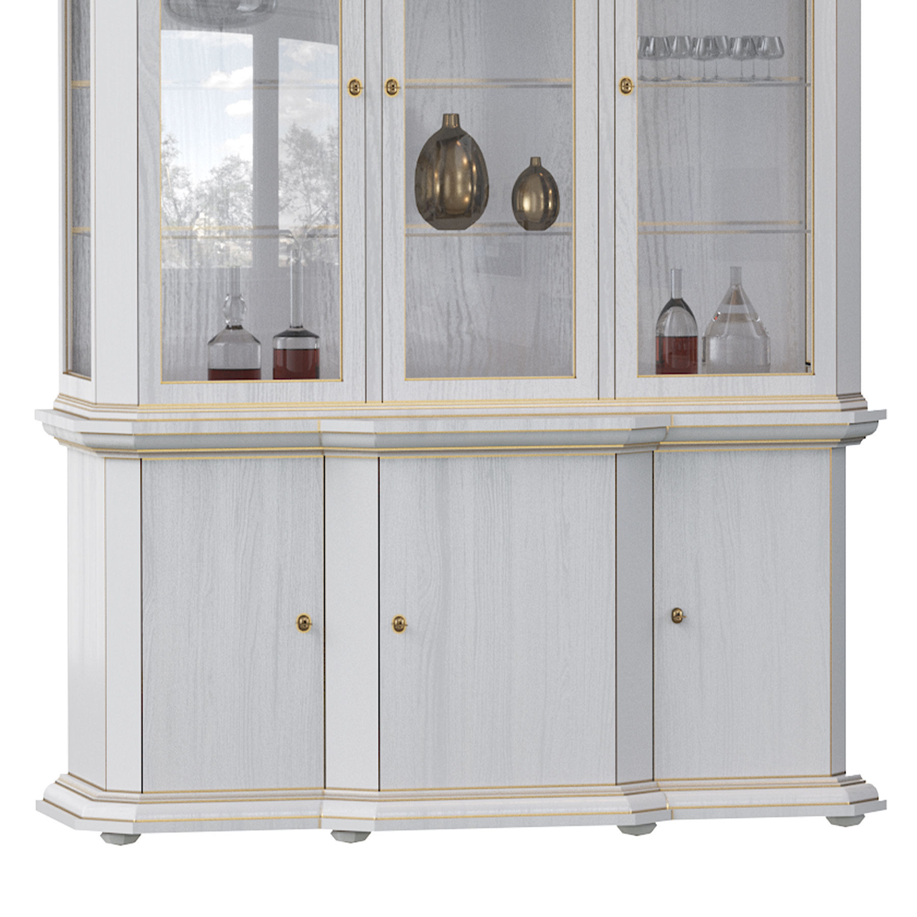 Classic Cupboard 3D model_5