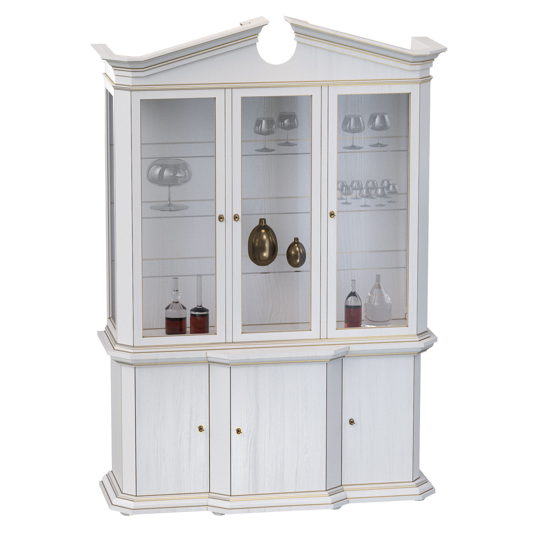 Classic Cupboard 3D model_2