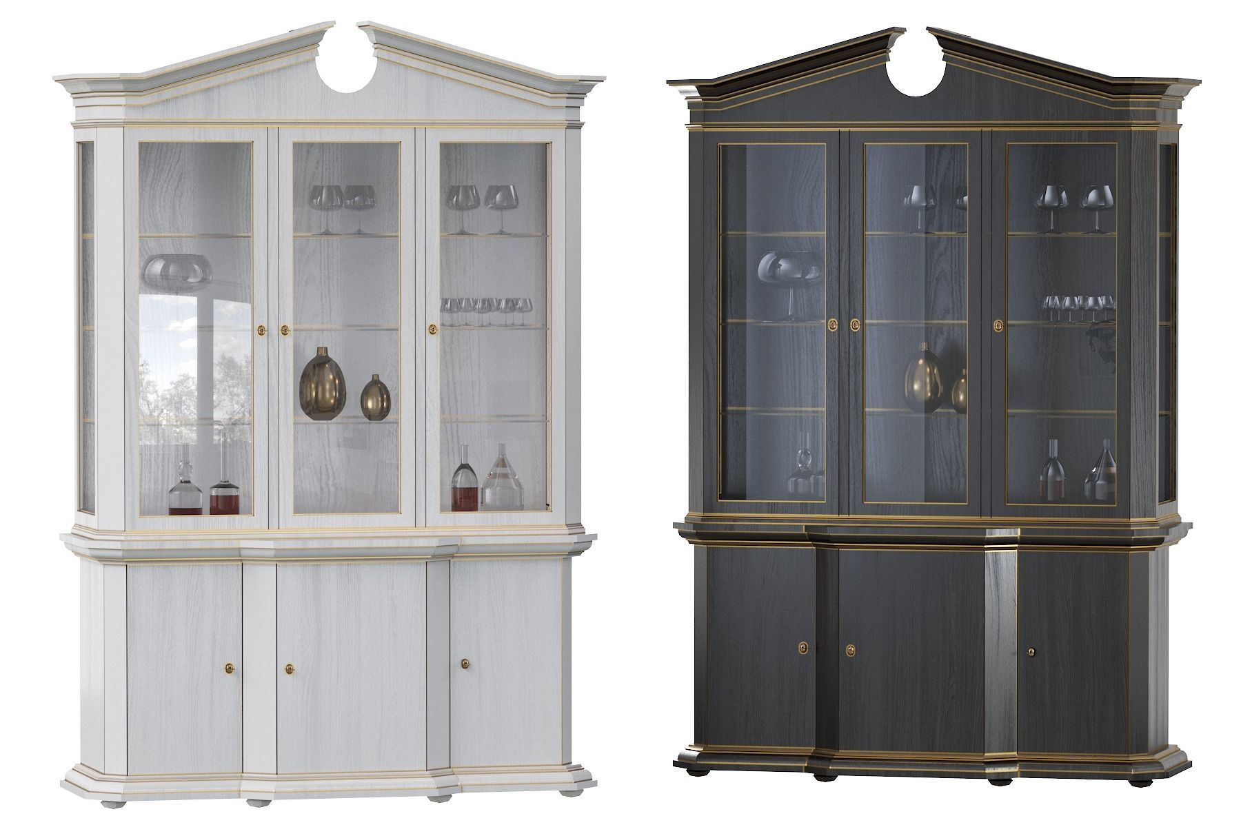 Classic Cupboard 3D model_11