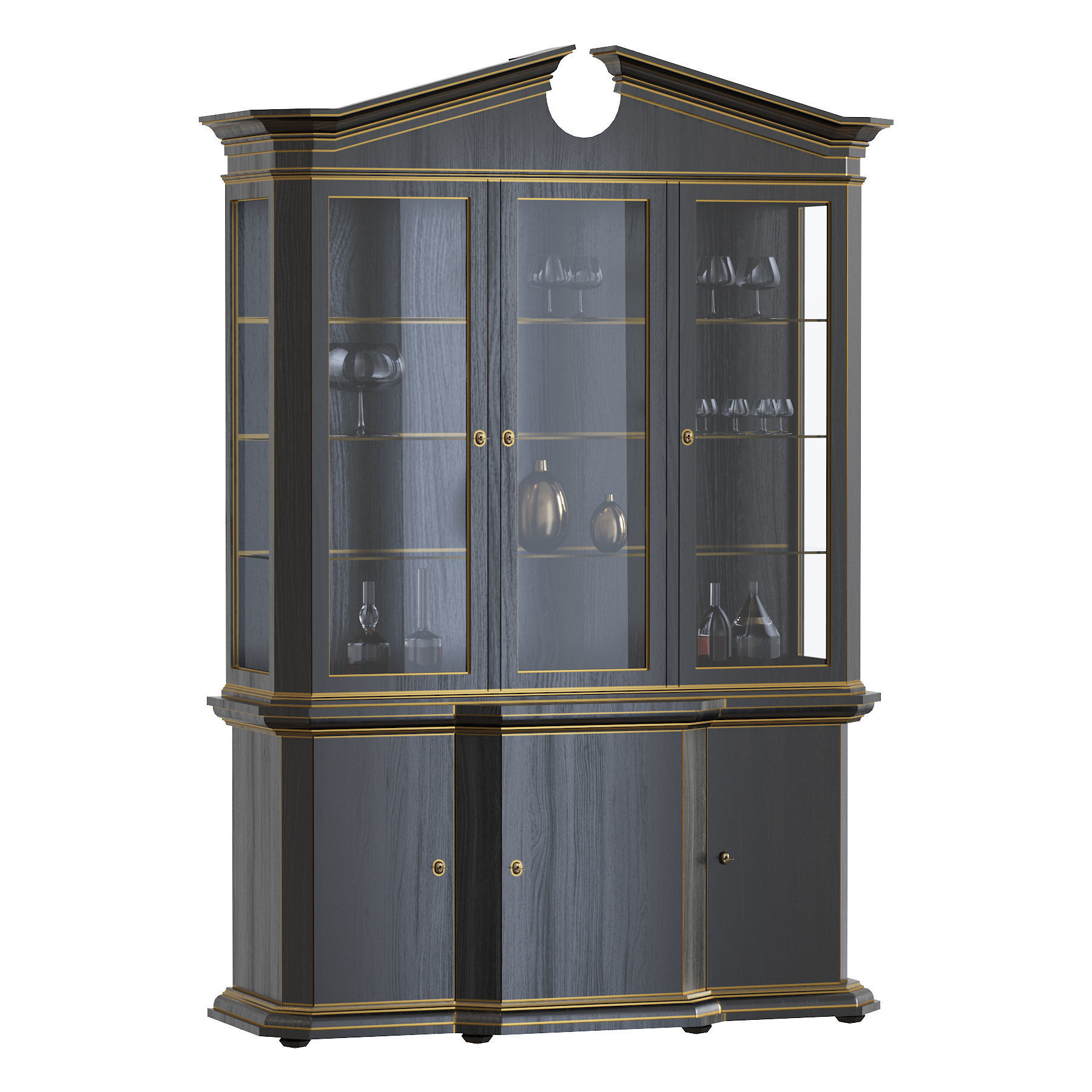 Classic Cupboard 3D model_1