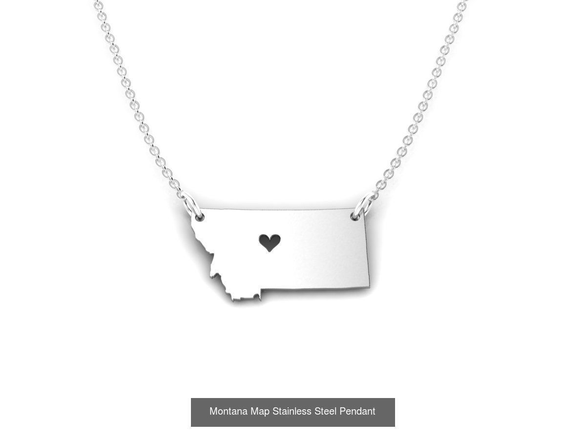 3DM 60 US STATE PENDANT FILES 3D Model Collection_32