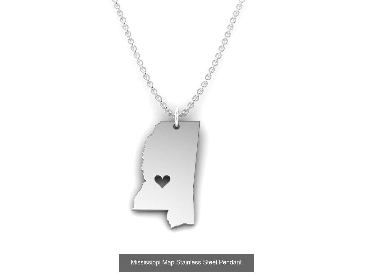 3DM 60 US STATE PENDANT FILES 3D Model Collection_34