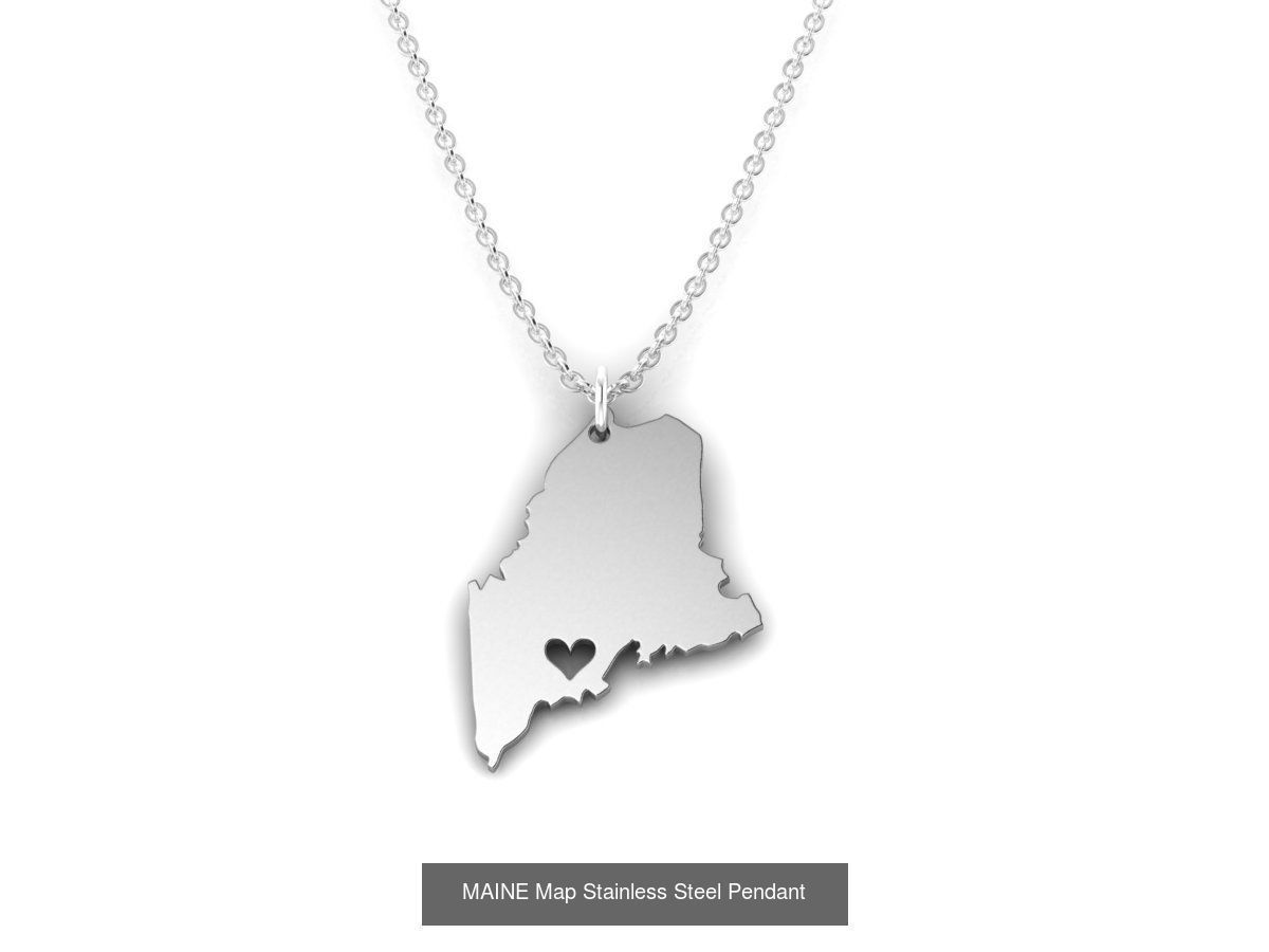3DM 60 US STATE PENDANT FILES 3D Model Collection_39
