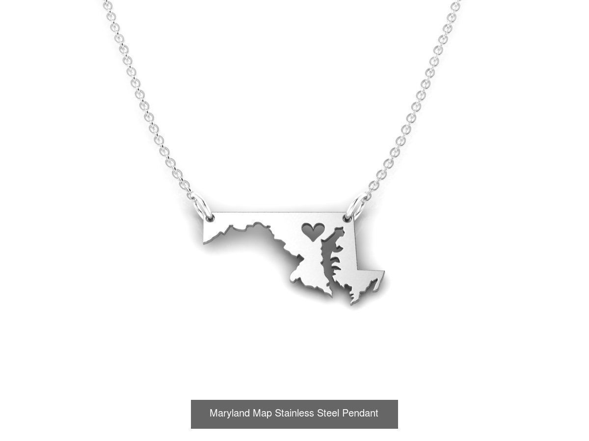 3DM 60 US STATE PENDANT FILES 3D Model Collection_38