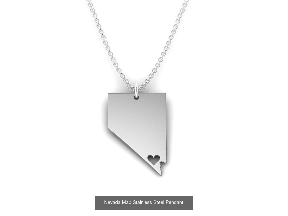 3DM 60 US STATE PENDANT FILES 3D Model Collection_28