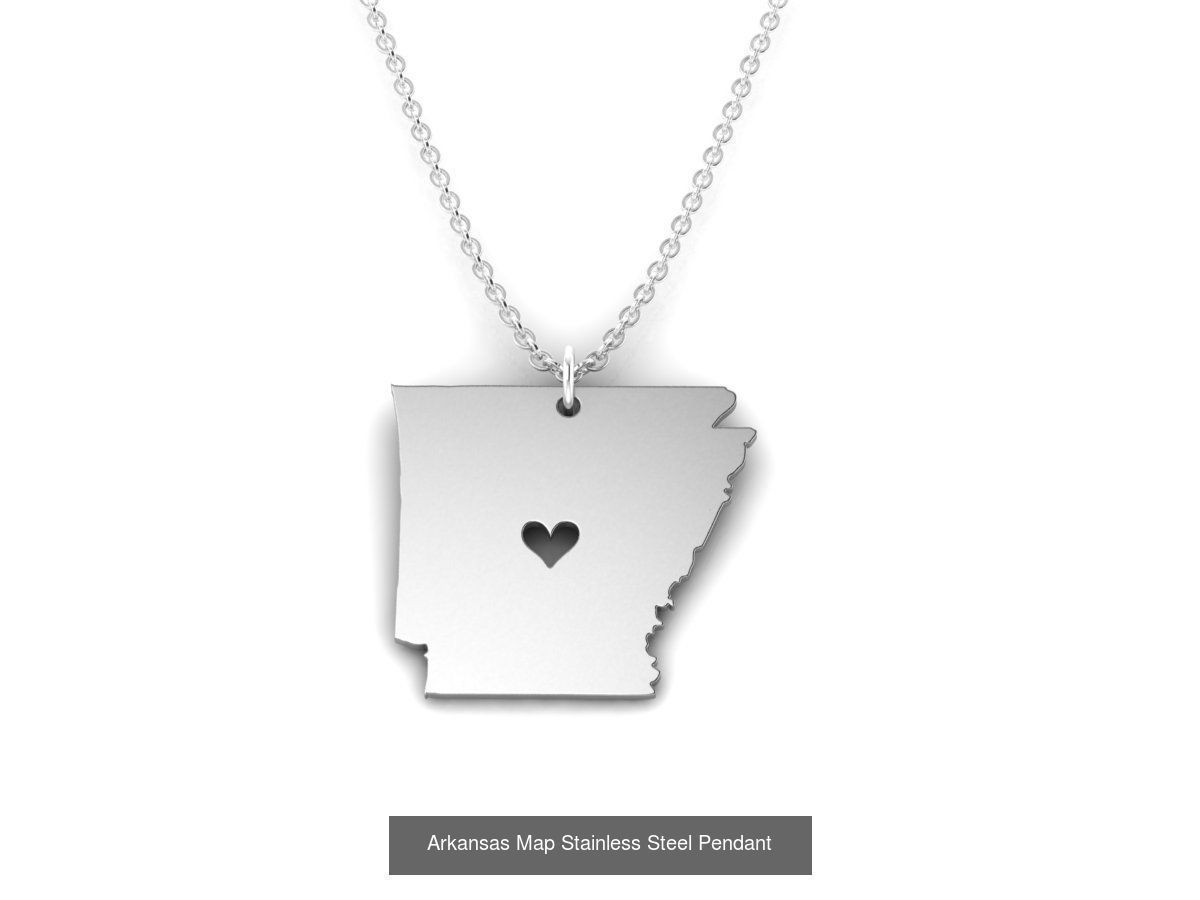 3DM 60 US STATE PENDANT FILES 3D Model Collection_65
