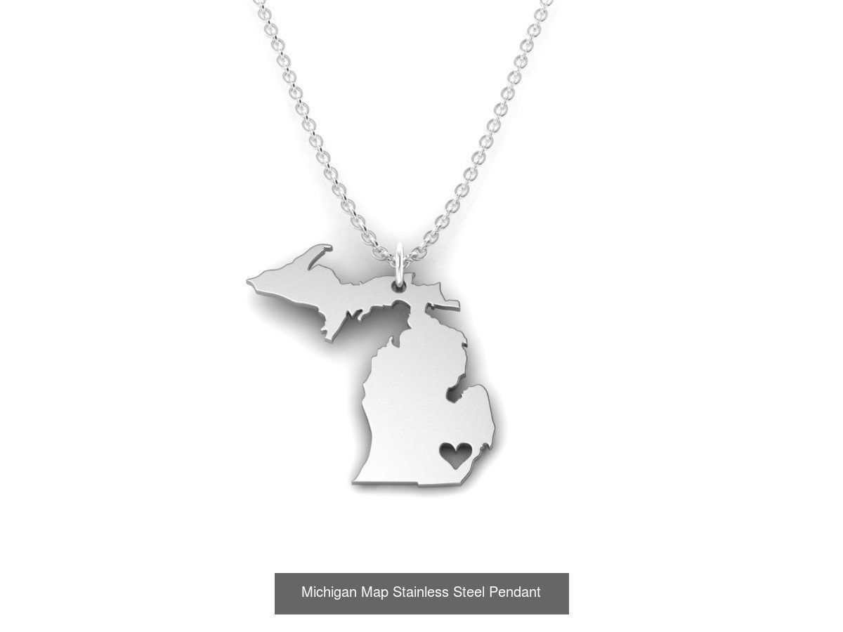 3DM 60 US STATE PENDANT FILES 3D Model Collection_36