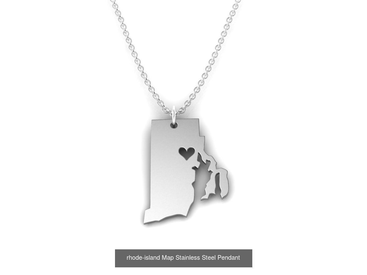 3DM 60 US STATE PENDANT FILES 3D Model Collection_17