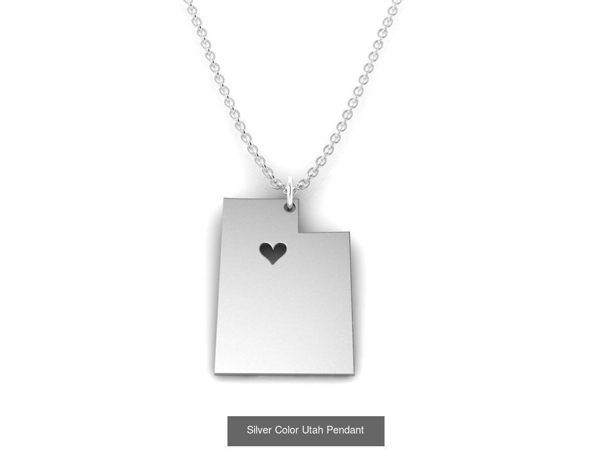 3DM 60 US STATE PENDANT FILES 3D Model Collection_12