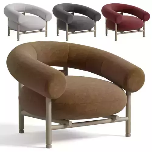 WEWOOD LOOP ARMCHAIR WITH OAK FRAME