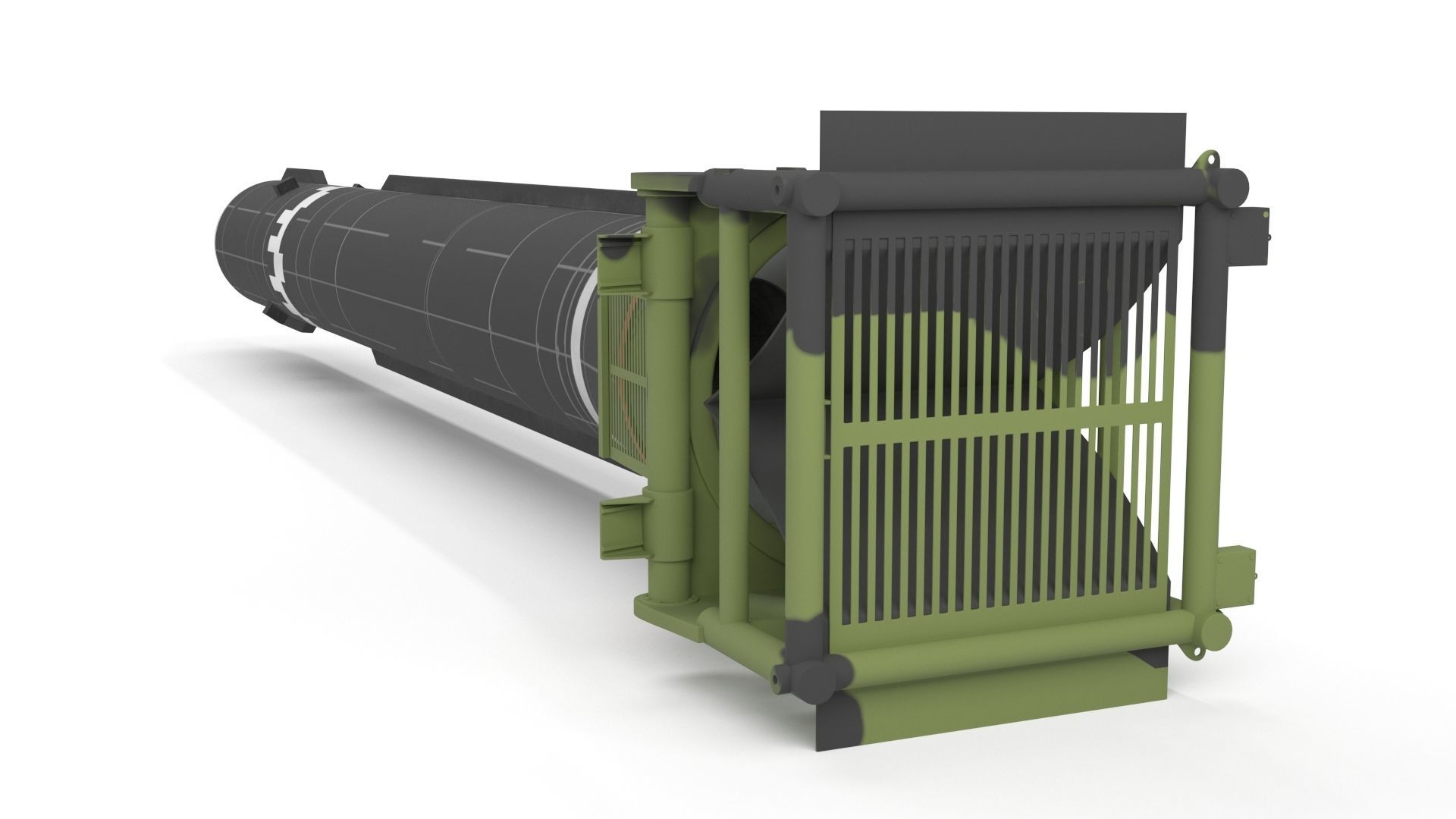 Hwasong-15 Intercontinental Ballistic Missile 3D model_10
