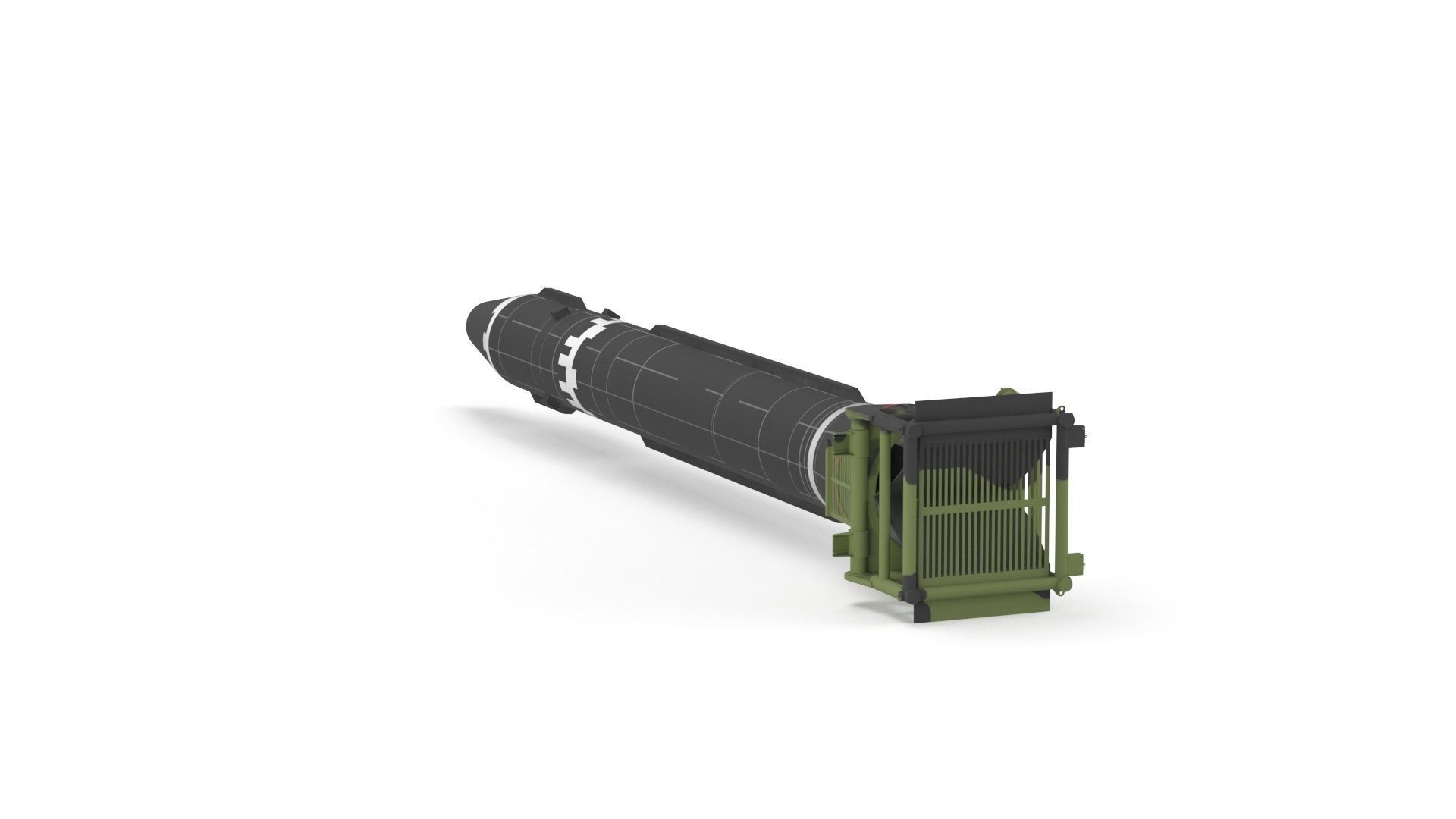 Hwasong-15 Intercontinental Ballistic Missile 3D model_28