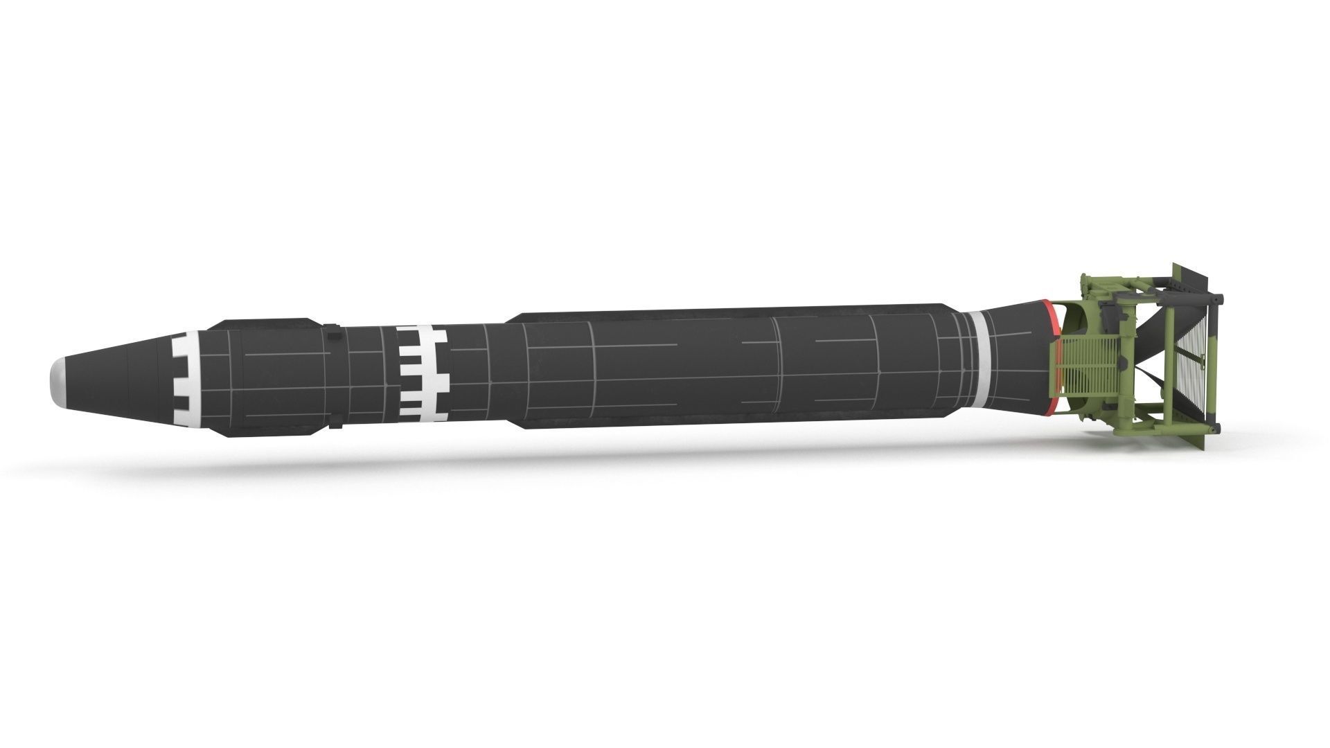 Hwasong-15 Intercontinental Ballistic Missile 3D model_17